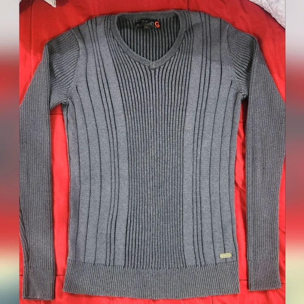G by Guess modern slim for XS Gray sweater